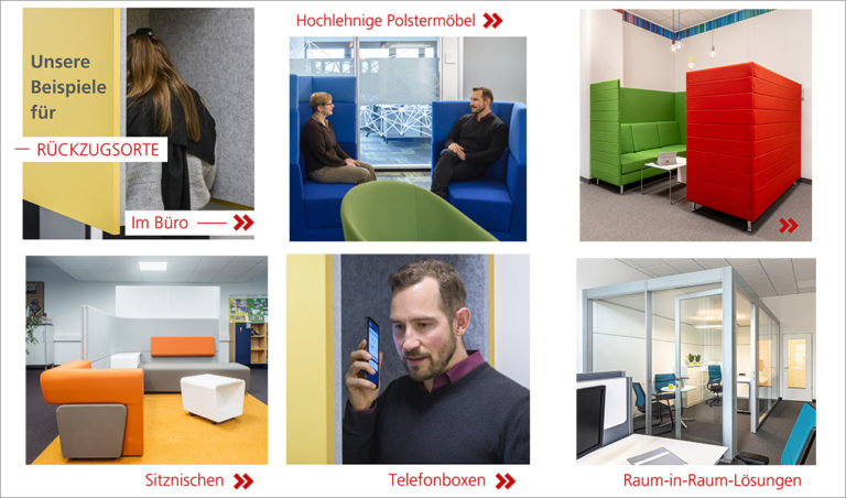 Rückzugsorte im Büro, raumdeuter, Büro für Innenarchitektur Berlin