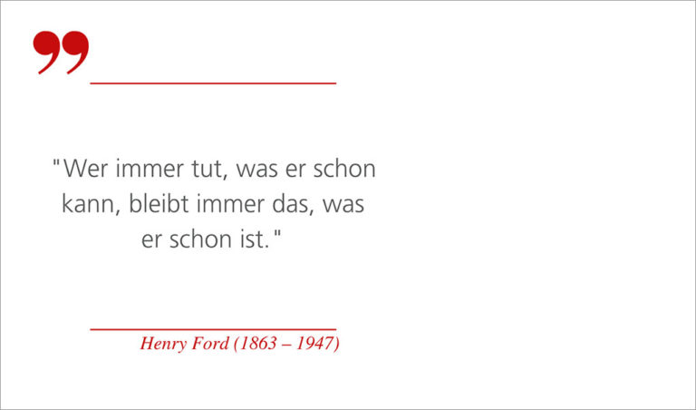 Zitat von Henry Ford zur Wegbegleitung