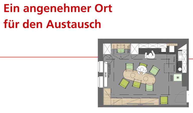 Ort für Austausch geplant von Innenarchitekten