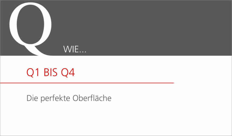 Erklärung Spachtelung Q1-Q4