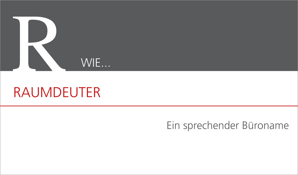 r wie raumdeuter Innenarchitektur und raumplanung in Berlin