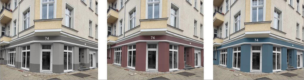 Fassadengestaltung Wohnhaus Gründerzeit vom Architekten in Berlin