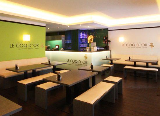 Der Blick zur Bar im Resaurant