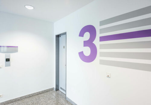 Wegeleitsystem, geplant von raumdeuter, Innenarchitekt in Berlin
