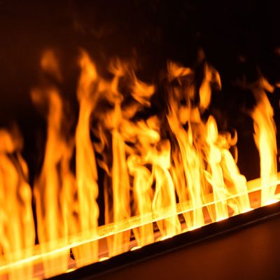 LED-Kamin im Tony Roma´s Berlin