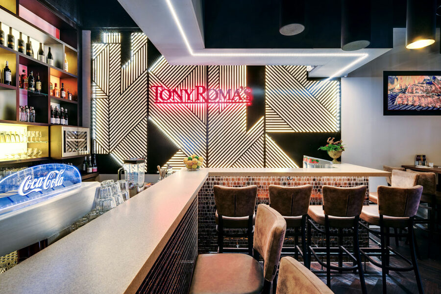 Restaurantgestaltung für das Tony Roma´s in Berlin
