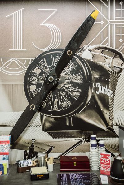 Historische Propeller auf Fototapete