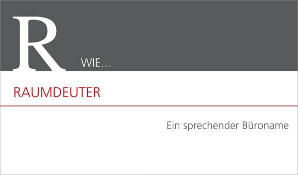 r wie raumdeuter Innenarchitektur und raumplanung in Berlin